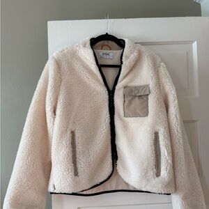 Stoic Women's Plush Cream Teddy Jacket